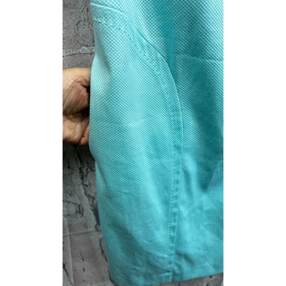 J. McLaughlin Womens Olson Sleeveless Dress Aqua Solid Size 2 - Picture 5 of 9